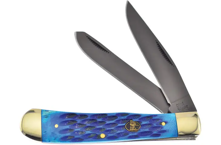 Frost Steel Warrior Trapper Blue Folding Knife - view 2